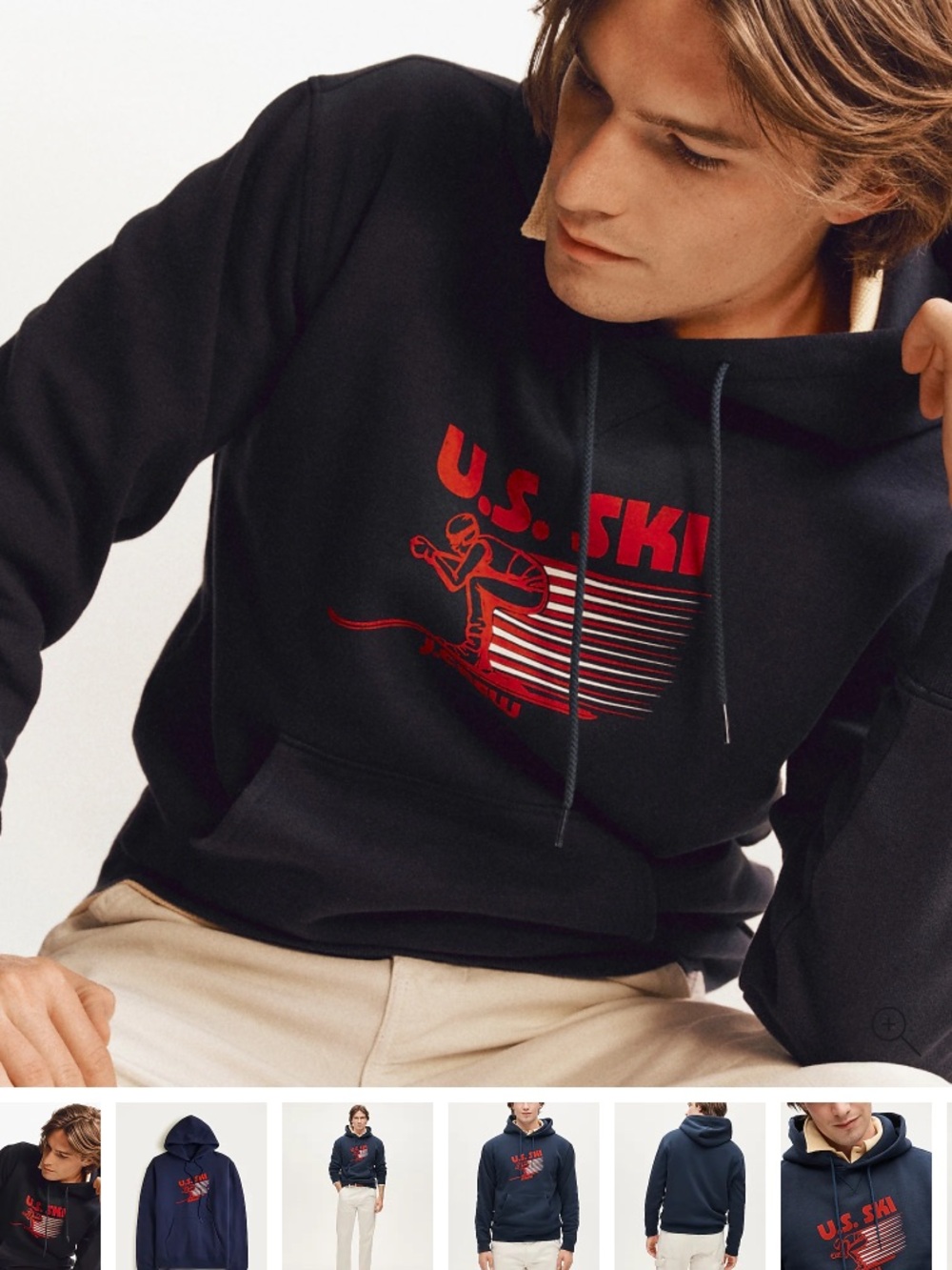 J Crew US Ski sweatshirt L NWT